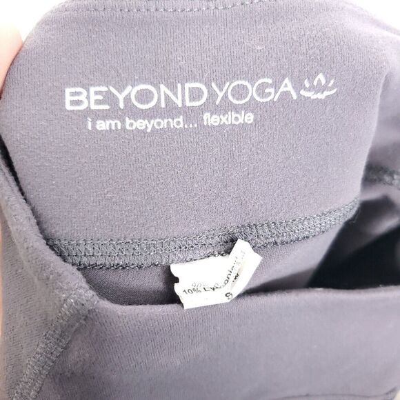 Beyond Yoga Leggings Womens S Dance Ruched Ankles Full Length Fuzzy Soft - Picture 9 of 10